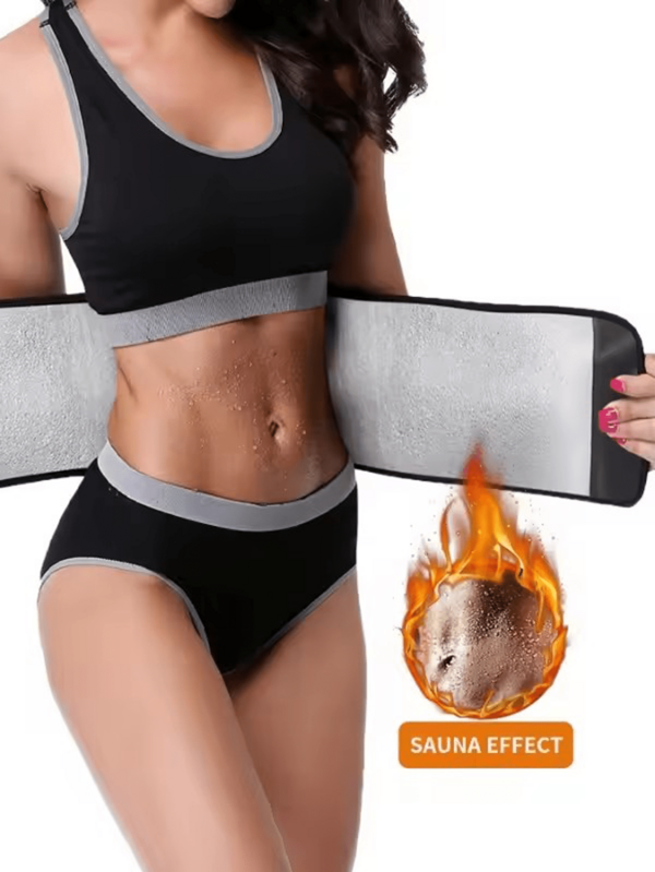 1 pièce Ceinture de façonnage de la taille pour femmes avec taille réglable et conception de poche - Une ceinture de fitness qui améliore l'effet de transpiration du yoga, convient pour le sauna, la gym, les loisirs, la course à pied
