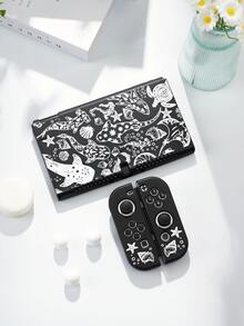 1pc Ocean Fish Pattern Switch Protective Case, New Switch2 (2025) Game Console Accessory Dock Shell, Compatible With Switch2 (2025)/Switch OLED, New Switch2nd Generation Game Accessory Protective Cover, Game Console Storage Bag, Best Gift For SWITCH Players - Multicolor - View 6