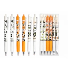 1/6pcs Panda Erasable Gel Pens,0.5Mm Blue Ink Pen Quick-Dry S With Self-Contained Rubber Eraser,Back To School Supplies - Multicolor - View 9