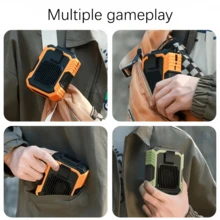 3-In-1 Portable Fan, USB Rechargeable, Adjustable Neck And Waist Design. Suitable For Outdoor, Home And Office, Equipped With Lanyard And Clip-On Bladeless Waist Fan, Meets Multiple Cooling And Exercise Needs, Battery Capacity 4000mAh - Multicolor - View 6
