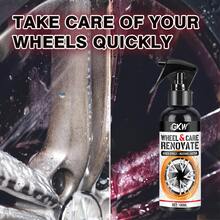 GKW Efficient Wheel Cleaning Spray | Multi-Purpose Rim And Wheel Hub Iron Powder Remover | Easy-To-Use Trigger Nozzle | Restore Shine And Protect Wheels From Corrosion | Suitable For All Vehicle Models - 100ml - View 3
