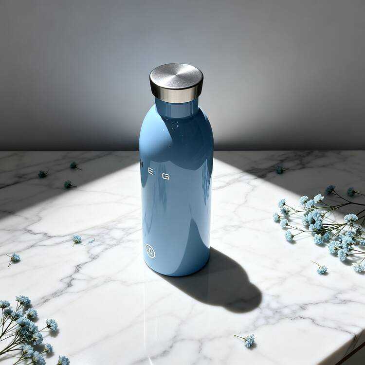 1pc, 24Bottles Co-Branded Insulated Water Bottle, Minimalist Ins Style, Reusable, Perfect Gift Choice For Office, Outdoor, Camping - Multicolor - View 7