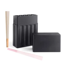 Nuevo estuche para cigarrillos negro de 10 piezas, caja de almacenamiento de cigarrillos de 10 ranuras, carcasa protectora de cigarrillos portátil e impermeable, caja de almacenamiento de cigarrillos! - negro - Ver 8
