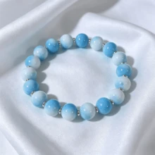 8-10mm Chinese Style Design, Made Of High-Quality Glass, Durable And Wear-Resistant, Suitable For DIY Crafts, Multi-Color Options, Gradient Colors, Ink Texture, Showcasing Noble Aesthetic Quality - Multicolor - View 5