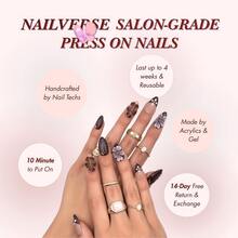Handmade Nails Press On,Hard And Durable Nail Art 3D Ice Cream & Cherry Press On Nails, Handmade Kawaii Stiletto Fake Nails With Sprinkle Charms, Reusable Glossy Acrylic False Nails For US Women Party Wear
/ Universal In 899 Regions - 玫紅色 - 查看 5