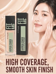 Maybelline 美寶蓮訂製粉底液無瑕版 103,分30ml和18ml兩種規格,添加水楊酸與菸鹼醯胺,控油細膩膚質,質地輕薄服帖。高遮瑕力輕鬆遮蓋痘印、泛紅瑕疵,反覆疊塗不厚重,打造柔霧霧面妝面。長效持妝防暗沉,黃皮日常底妝優選,通勤、油皮上妝適配。 - 客製化粉底液無瑕版 103 - 查看 3