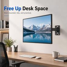 Soporte de Montaje para Monitor, Soporte de Pared Universal para Pantalla de TV - Multicolor - Ver 6