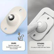 Silent Self-Adhesive Universal Swivel Ball Casters, Single Ball Base Roller, Furniture Moving Feet, Suitable For Coffee Tables And Trays - A - View 7