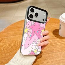 うさぎ 星 雲 ピンクケース,プレゼント用・自分用両方に大活躍！,感あふれるキュートスマホケース - ホワイト - チェックする 2