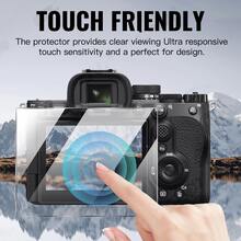 2 piezas Protector de pantalla de vidrio templado para A7M5/A7M4, película resistente a arañazos de alta definición 9H, accesorios de cámara A7M5 - Ver 7