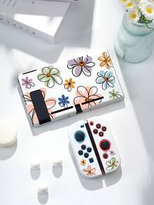 New Switch 2 (2025) Game Console Accessories, 1pc Fresh Linear Floral Pattern Protective Case, Compatible With Switch 2, Switch NS/Switch OLED/Lite, Switch Game Console Accessories, Storage Bag, Switch Protective Case, Romantic Gift For Switch Players - Multicolor - View 19