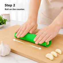 Garlic Peeling Tool, Silicone Garlic Peeler, Manual Garlic Press, Garlic Peeler, Kitchen Tool - Multicolor - View 9
