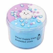 Súper lindo slime de cristal de unicornio rosa azul blanco, slime de nube apretable púrpura azul blanco, slime de cristal azul, slime de mar azul transparente grande y suave para aliviar el estrés y slime de niebla verde fresca del mar, plastilina azul claro, adecuado para fiestas, vacaciones, regalos de fiesta, cumpleaños, regalos de regreso a la escuela - Multicolor - Ver 14