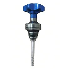 Universal Aluminum Alloy Motorcycle Engine Oil Dipstick, Plum Blossom Shaped Oil Level Gauge Cap, Suitable For GY6 Scooter Crankcase, Compatible With Honda Suzuki Modified Models - A - View 12