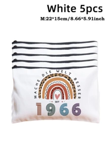 1/3/510 pezzi Borsa trucco per regali di 40° compleanno, borse cosmetiche divertenti per 40° compleanno, idee regalo per 40° compleanno borsa trucco (solo borsa), disponibile anche per regali di 20°, 30°, 50°, 60° compleanno, adatta per amici, amanti, famiglia - multicolore - Visualizzare 110