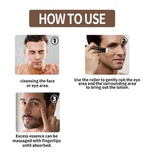 EAST MOON Men's Eye Roller 10ml, Hydrating Under Eye Roll On Serum For Dark Circles Puffiness Fine Lines, Moisturizing Eye Cream Roller For Tired Eyes, Men's Daily Eye Care - Hyaluronic Acid - View 4
