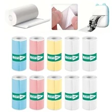 3/5/10 Rolls Children's Camera Adhesive Thermal Paper, Children's Camera Colored Adhesive Replacement Paper, Children's Camera Adhesive Roll Paper, Children's Camera Paper, Inkless Paper - Easy To Replace - Self-adhesive - View 14