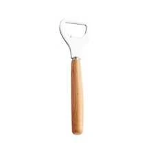 Wooden Handle Beer Bottle Opener, Stainless Steel Bottle Opener, Vintage Style Kitchen Bar Tool, Suitable For Home, Party, Bar - Multicolor - View 7
