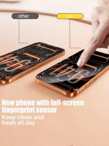 3片裝相容 iPhone 17、15 Pro、13 Pro 高畫質玻璃螢幕保護貼，易安裝，手機配件，9H 硬度，玻璃材質，防水防刮，相容 iPhone 17 螢幕保護貼，相容 iPhone 15 Pro 螢幕保護貼，相容 iPhone 13 Pro 螢幕保護貼 [國際版非本地版] - 彩色 - 查看 3