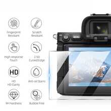 2 piezas Protector de pantalla de vidrio templado para A7M5/A7M4, película resistente a arañazos de alta definición 9H, accesorios de cámara A7M5 - Ver 4