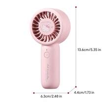 MINISO 官方 Sanrio 手持迷你風扇 1200mAh 強力冷風 [3秒快速冷卻] 電池續航可達 4.5 小時，附掛繩 3合1（手持/桌面/旅行）個人風扇，適合旅行、演唱會、露營、化妝 - 樣式 1 - 查看 7