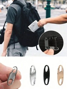 5pcs Anti-Theft Zipper Lock Buckles, Household Essential Zipper Head Replacement Parts, Outdoor Travel Essential Zipper Head Repair Kit, Household Essential DIY Sewing Craft Accessories, Zipper Slider Repairer - Slider - View 7