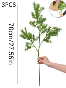 1/3 piezas Plantas artificiales, Árboles artificiales, Escarcha artificial, Para decoración del hogar, Decoración de la sala de estar, Decoración de bodas, Centros de mesa, Decoración del dormitorio, Arreglos florales, Decoración del baño, Decoración de fiestas, Decoración del balcón, Decoración de la cocina, Decoración del porche, Decoración de verano - Multicolor - Ver 8