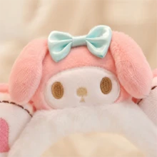 MINISO Sanrio My Melody 1入 粉色絨毛 SPA 髮帶 可愛柔軟洗臉化妝髮圈 護膚美容日常用 - 白色 - 查看 5