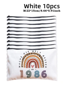 1/3/510 pezzi Borsa trucco per regali di 40° compleanno, borse cosmetiche divertenti per 40° compleanno, idee regalo per 40° compleanno borsa trucco (solo borsa), disponibile anche per regali di 20°, 30°, 50°, 60° compleanno, adatta per amici, amanti, famiglia - multicolore - Visualizzare 109