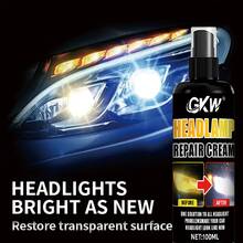 Car Headlight Repair Spray - Removes Yellow Oxidation, Scratches, Fog And Haze, Headlights Become Bright Instantly - Suitable For Car Front And Rear Lights, Prevents Yellowing And Oxidation - Effective Restoration Solution - 100ml - View 8