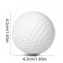 5pcs White PU Foam Golf Ball Sponge Elastic Golf Balls For Indoor And Outdoor Practice Training - White - View 2