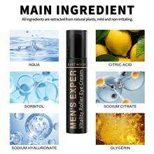 EAST MOON Men's Eye Roller 10ml, Hydrating Under Eye Roll On Serum For Dark Circles Puffiness Fine Lines, Moisturizing Eye Cream Roller For Tired Eyes, Men's Daily Eye Care - Hyaluronic Acid - View 5