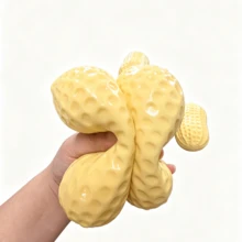 1pc Soft & Smooth Squeeze Toy, Fun Fingertip Toy With ASMR Sound Effect, Sensory Stress Relief Gadget For Adults - Multicolor - View 2