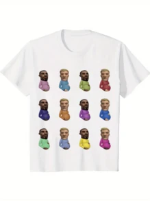 Men T-Shirts - 白色 - 查看 1