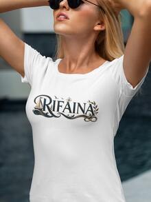 Camiseta Rifaina Rosa dos Ventos Arte Local Turismo Praia Artificial Camisa Blusa Unissex Masculino Feminino Plus Size 100% Algodão - Branco - Visão 2