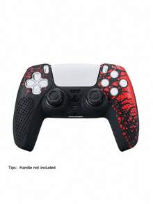 2 Pieces Set: 1pc Black Spider Controller Case + 1 Pair Spider Joystick Caps, For  5 Game Controller Protection, Anti-Slip, Anti-Sweat, Anti-Dust, Anti-Scratch, Improve Grip, Enhance Gaming Experience, Valentine's Day/Spring Romance Gift - Multicolor - View 12