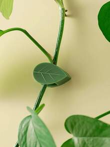 Clips de pared para plantas trepadoras, ganchos para plantas trepadoras, clips para plantas trepadoras verdes, clips fijos para plantas trepadoras verdes, ganchos trepadores, dispositivo de fijación de plantas verdes sin costuras, accesorios de gestión de cables, herramientas de jardinería, decoración de jardín, estante para plantas de interior - B - Ver 6