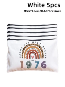 1/3/510 pezzi Borsa trucco per regali di 40° compleanno, borse cosmetiche divertenti per 40° compleanno, idee regalo per 40° compleanno borsa trucco (solo borsa), disponibile anche per regali di 20°, 30°, 50°, 60° compleanno, adatta per amici, amanti, famiglia - multicolore - Visualizzare 105