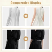 1Pc/2/3Pcs Sweater Waist Clip Vintage Dress Back Strap Shawl Cardigan Collar Tightener Waist Cincher - Multicolor - View 8