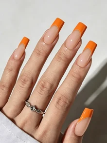 150 buah Stiker Kuku French Manicure Persegi Panjang, 5 Warna Termasuk Biru, Hijau, Hitam, Putih, dan Merah Muda, Mudah Diaplikasikan, Dapat Direndam dan Dilepas, Kuku Berkualitas Salon di Rumah, Gaya Musim Panas Minimalis Serbaguna, 15 Ukuran Cocok untuk Wanita - MultiWarna - View 7