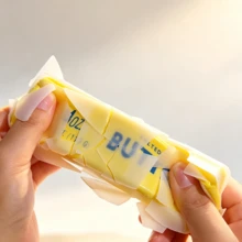Crispy Shell Butter Stick Squishy Toy, Crunchy Sound Soft Squeeze Stress Relief Fingertip Toy, Cute Yellow Anti-Stress Hand Toy, Office Desk Relaxation Gift, Butter Squishy, Butter Squishy, Butter, Anti-Stress Toy, Squeeze, Squishy Toy, Squishy, Softest Squishy - Multicolor - View 4