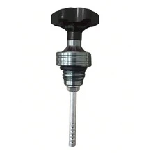 Universal Aluminum Alloy Motorcycle Engine Oil Dipstick, Plum Blossom Shaped Oil Level Gauge Cap, Suitable For GY6 Scooter Crankcase, Compatible With Honda Suzuki Modified Models - A - View 11