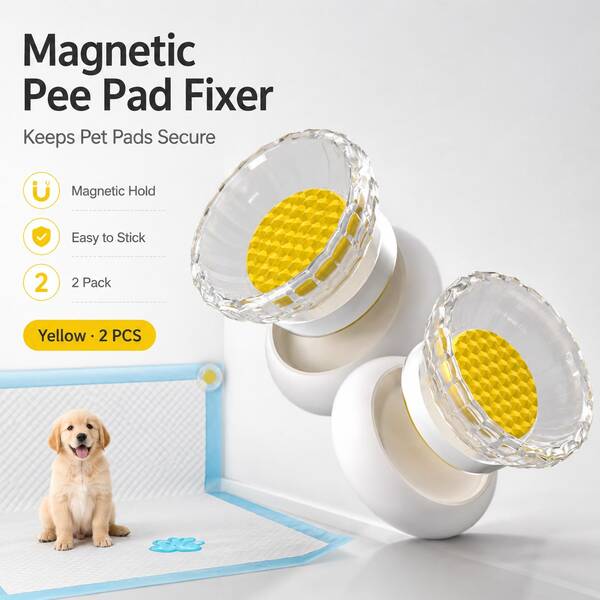 Inodoro para perros de plástico pulido de fácil instalación montado en la pared - Accesorio soporte para almohadilla de orina para mascotas