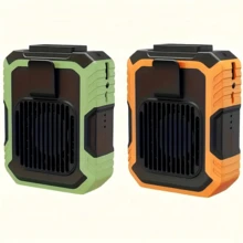 3-In-1 Portable Fan, USB Rechargeable, Adjustable Neck And Waist Design. Suitable For Outdoor, Home And Office, Equipped With Lanyard And Clip-On Bladeless Waist Fan, Meets Multiple Cooling And Exercise Needs, Battery Capacity 4000mAh - Multicolor - View 3