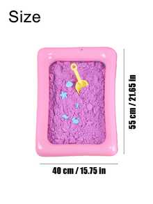 Piscina inflable de doble anillo mini/Diseño de borde suave y grueso/"Dopamina" Color/Esencial para el hogar//Se puede usar como bandeja flotante para piscinas grandes (puede contener toallas y protector solar)/Piscina inflable de PVC/Reutilizable/Diseño inflable ahorrador de espacio (se envía combinación de colores aleatoria) - multicolor - Ver 8