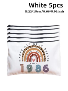 1/3/510 pezzi Borsa trucco per regali di 40° compleanno, borse cosmetiche divertenti per 40° compleanno, idee regalo per 40° compleanno borsa trucco (solo borsa), disponibile anche per regali di 20°, 30°, 50°, 60° compleanno, adatta per amici, amanti, famiglia - multicolore - Visualizzare 104