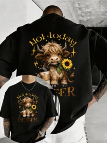 Men T-Shirts - Black - View 6