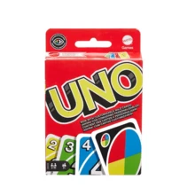 Mattel UNO/DOS 卡牌遊戲，108 張卡牌家庭聚會遊戲，由 UNO 製造商生產，適合兒童與成人（7 歲以上）的趣味策略桌上遊戲 - 彩色 - 查看 14