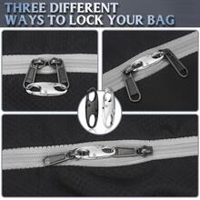 5pcs Anti-Theft Zipper Lock Buckles, Household Essential Zipper Head Replacement Parts, Outdoor Travel Essential Zipper Head Repair Kit, Household Essential DIY Sewing Craft Accessories, Zipper Slider Repairer - Slider - View 11