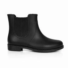 Women's Mid-Top Black Boots/Rain Boots - màu đen - Xem 5